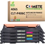 Comete, marque française - clt - p406c - 4 cartouches toners compatibles avec samsung 406s - pour samsung ... Comete, marque française - clt - p406c - 4 cartouches toners compatibles avec samsung 406s - pour samsung ...