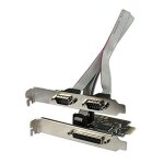 Connectland - pcie - cnl - para + rs232 - carte reseau pci - metal
