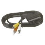 Cordon peritel / 3 rca stereo 1. 50m