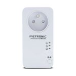 Cpl filaire metronic prise cpl netsocket 600 prise gigogne