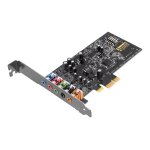 Creative sound blaster audigy fx - carte son - 24 bits - 192 khz - 106 db rapport signal  bruit - 5. ...