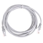 Cuivre sans oxyg�ne rapide ethernet cat5e c�ble r�seau rj45 3m gris - vie technologique - sodexo