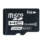 Dane - elec micro sd hc 4 go class 4 Dane - elec micro sd hc 4 go class 4