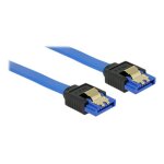 Delock - c�ble sata - serial ata 150 / 300 / 600 - sata (r) pour sata (r) - 50 cm - verrouill� - bleu ...