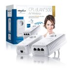Devolo dlan 500 av wireless + starter kit (pack de 2) - adaptateurs cpl - commutateur 3 ports - homeplug ...