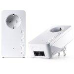 Devolo dlan 550 duo + - starter kit - pont - homeplug av (hpav) - branchement mural (pack de 2)