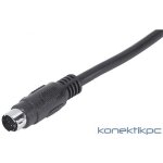 Dexlan - c�ble vid�o - s - video - 4 broches mini - din (m) pour 4 broches mini - din (m) - 1. 8 m - ...