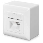 Digitus cat 6, classe e, prise de donn�es, montage en saillie, blind�