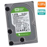 Disque dur 1. 5to sata 3. 5  wd caviar green wd15ears - 00z5b1 7200rpm 64mo