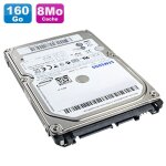 Disque dur 160go sata 2. 5  samsung spinpoint m5s hm160hi 5400rpm pc portable 8mo