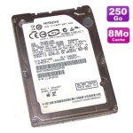 Disque dur 250go sata 2. 5  hitachi hts543225l9a300 5k320 - 250 0a57365 pc portable