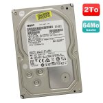 Disque dur 2to sata iii 3. 5  hgst hus724020ala640 0f14690 mpka70 7200rpm 64mo