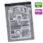 Disque dur 500go sata 2. 5  hgst hts725050a7e635 sh20e38257 45k0687 0j38655 8mo