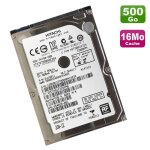 Disque dur 500go sata 2. 5  hitachi travelstar 7k750 - 500 hts727550a9e364 16mo
