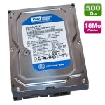 Disque dur 500go sata 3. 5  wd caviar blue wd5000aakx - 083ca1 03t7041 7200rpm 16mo