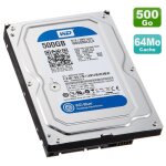 Disque dur 500go sata 3. 5  western digital blue wd5000azlx - 60k2ta0 7200rpm 32mo