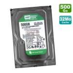 Disque dur 500go sata ii 3. 5  wd caviar green wd5000aads - 00s9b0 5400rpm 32mo