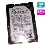 Disque dur 80go sata 2. 5  hitachi hts542580k9sa00 5k250 - 80 0a54891 0fy770 fy770