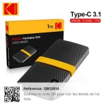 Disque dur externe kodak ssd 1 to x200 series qb02614