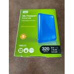 Disque dur externe wd 320 go my passport essential - bleu