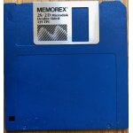Disquette memorex 2s / 2d microdisk double sided 135 tpi