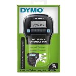 Dymo labelmanager 160 - etiqueteuse - transfert thermique - outil de coupe - noir