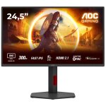 Ecran pc aoc g4 q25g4sr 24. 5  2560 x 1440 quad hd led noir et rouge
