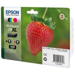 Epson 29xl multipack (fraise) - pack de 4 cartouches d'encre haute capacit� - noir, jaune, cyan, magenta ...