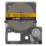 Epson labelworks lk - 4kbk - noir sur or - rouleau (1, 2 cm x 5 m) 1 cassette(s) bande d'�tiquettes - ...