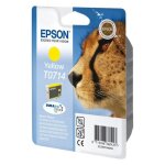Epson t0714 - jaune - original - emballage coque avec alarme radio�lectrique / acoustique - cartouche ...