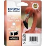 Epson t0870 - pack de 2 - 11. 4 ml - brillant - original - blister - cartouche d'�conomie d'encre - pour ...