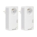 Essentielb cpl 500 + duo - kit d'adaptation pour courant porteur homeplug av (hpav) - branchement mural ...