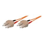 Exertis connect - cordon de raccordement - sc multi - mode (m) pour sc multi - mode (m) - 15 m - fibre ...