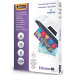 Fellowes - 80 microns 100 - a4 (210 x 297 mm) pochettes plastifies