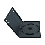 Fellowes - botier pour dvd - noir (pack de 5)