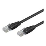 Goobay - cble rseau - rj - 45 (m) pour rj - 45 (m) - 3 m - utp - cat 6 - moul, sans crochet - noir ...