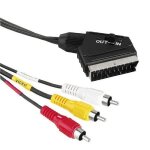 Hama - cable video peritel / rca (triple) - video / stereo - 1, 5 m