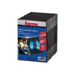 Hama dvd slim box - boîtier de rangement extra - plat pour dvd - capacité : 1 dvd - noir (pack de 25) ... Hama dvd slim box - boîtier de rangement extra - plat pour dvd - capacité : 1 dvd - noir (pack de 25) ...