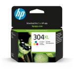 Hp 304xl - a rendement �lev� - couleur (cyan, magenta, jaune) - original - cartouche d'encre - pour amp ...