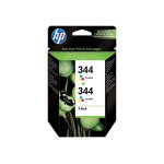 Hp 344 - pack de 2 - 14 ml - couleur (cyan, magenta, jaune) - originale - cartouche d'encre - pour deskjet ... Hp 344 - pack de 2 - 14 ml - couleur (cyan, magenta, jaune) - originale - cartouche d'encre - pour deskjet ...