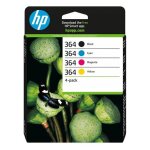 Hp 364 (n9j73ae) - pack de 4 cartouches d'encre originales - noir, cyan, magenta, jaune