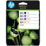 Hp 364 (n9j73ae) - pack de 4 cartouches d'encre originales - noir, cyan, magenta, jaune