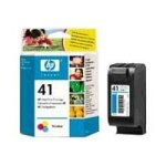 Hp 41 - jaune, cyan, magenta - original - 300 dpi - cartouche d'encre - pour color copier 110, 120; deskjet ...