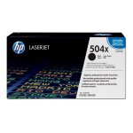 Hp 504x - a rendement �lev� - noir - originale - laserjet - cartouche de toner (ce250x) - pour color ...
