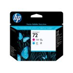 Hp 72 - cyan, magenta - tte d'impression - pour designjet t1100, t1100ps, t1200, t1200ps, t1300, t610, ...