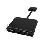 Hp elitepad hdmi / vga adapter - adaptateur vid�o - hd - 15 (vga), hdmi femelle pour connecteur d'accueil ...