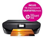 Hp envy 5020 imprimante multifonction jet d'encre couleur (10 ppm, 4800 x 1200 ppp, usb, wifi, instant ...