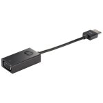 Hp hdmi to vga display adapter - adaptateur vid�o - hd - 15 (vga) femelle pour hdmi m�le - 17. 3 cm - ...