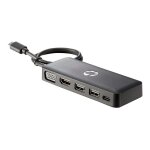 Hp travel hub - rplicateur de port - usb - c - vga, hdmi - pour elitebook 1040 g4; elitebook x360; zbook ...