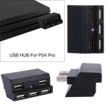 Hub usb 3. 0 - 2. 0 - 5 ports pour sony ps4 pro - noir - stra�e game